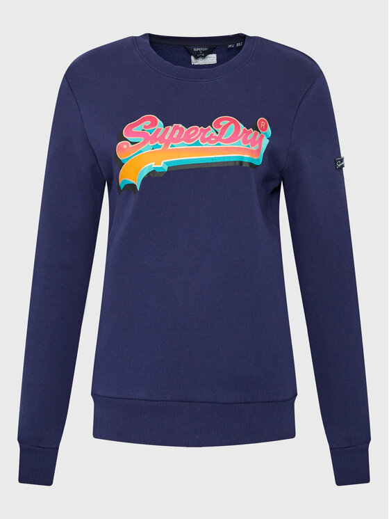 Superdry Jopa Vintage W2011336A Mornarsko modra Regular Fit