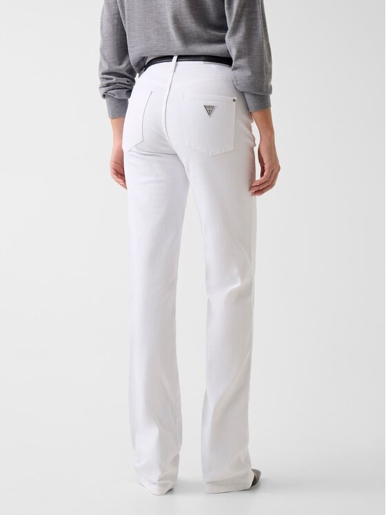 Guess Guess Jeans hlače 182441 Bela Straight Fit