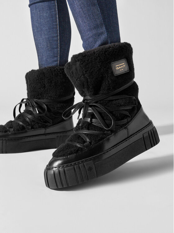 Gant Gant Μπότες Χιονιού Snowmont Mid Boot 27541370 Μαύρο