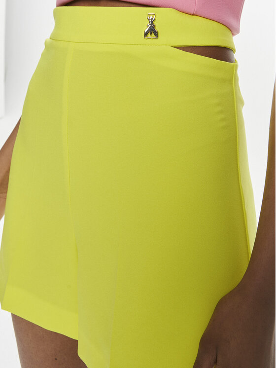 Patrizia Pepe Patrizia Pepe Bavlnené šortky 2P1594/A049-Y452 Žltá Regular Fit