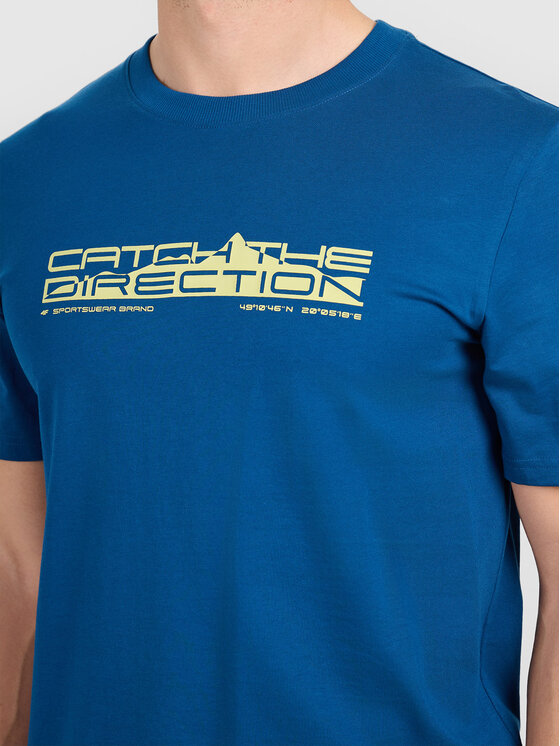 4F 4F T-Shirt 4FWAW26TTSHM3572-46S Zielony jasny Active Fit