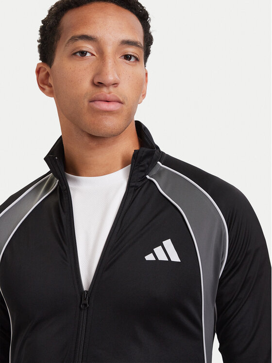 adidas adidas Dres Colour Block KH2730 Czarny Regular Fit