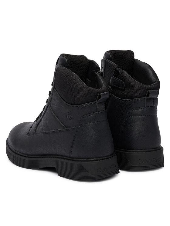 Calvin Klein Calvin Klein Auliniai batai Lace-Up Bootie V3X5-83187-1695 D Juoda