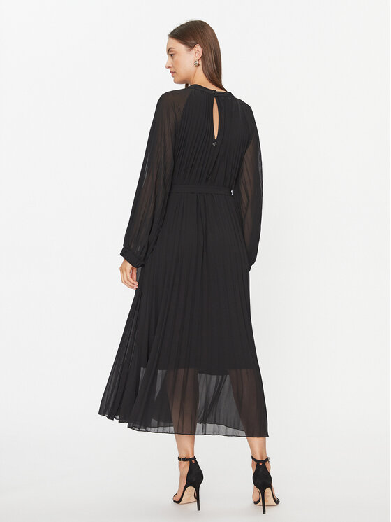 Dixie Dixie Koktel haljina A319Z029A Crna Relaxed Fit