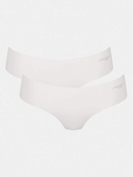Sloggi Sloggi 2er-Set klassische Damenslips Zero 10214628 Écru