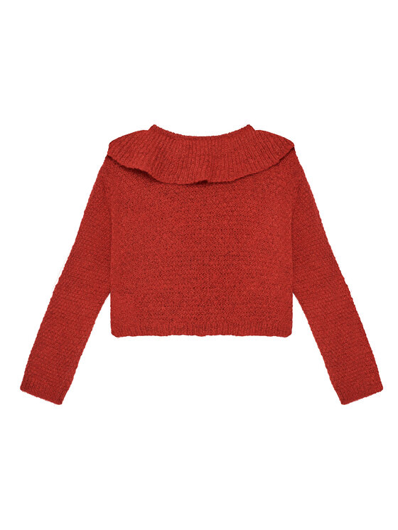United Colors Of Benetton United Colors Of Benetton Pletena jopica 106QG500N Rdeča Regular Fit
