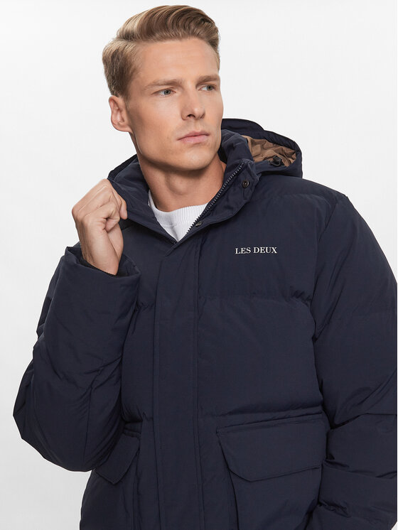 Les Deux Les Deux Télikabát Maddox LDM610060 Sötétkék Regular Fit
