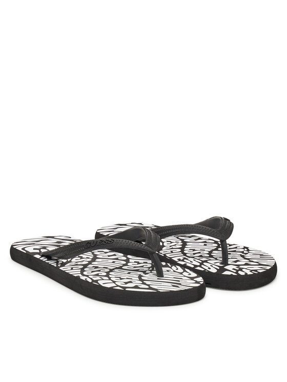 Guess Guess Šlepetės per pirštą F5GZ07 BB00H Juoda