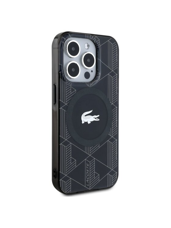 Lacoste Lacoste Etui na telefon Apple iPhone 15 Pro Czarny