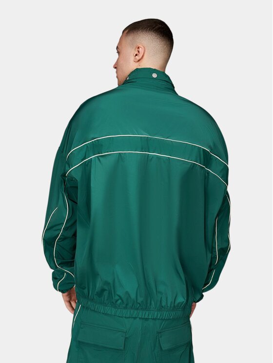 MADE BY SOCIETY MADE BY SOCIETY Kurtka anorak Hanorac Jade Kinetic Shell -H17091 Zielony Basic Fit