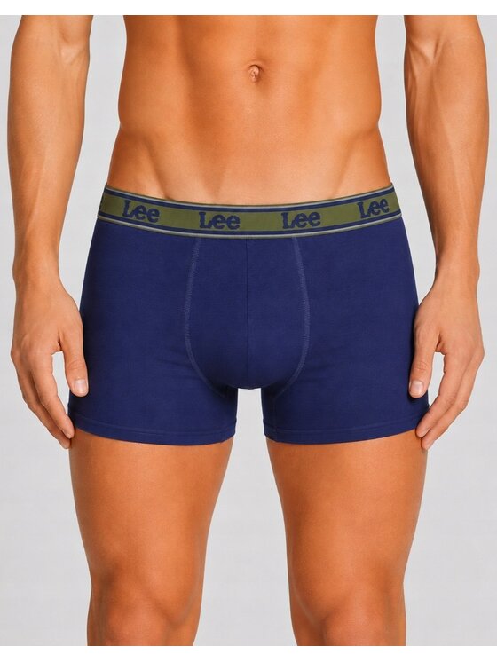 Lee Lee Bokserki Stone 3 Pack Cotton Elastane Trunks Kolorowy