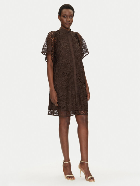 Bruuns Bazaar Bruuns Bazaar Koktel haljina Sago Philly BBW4583 Crna Loose Fit