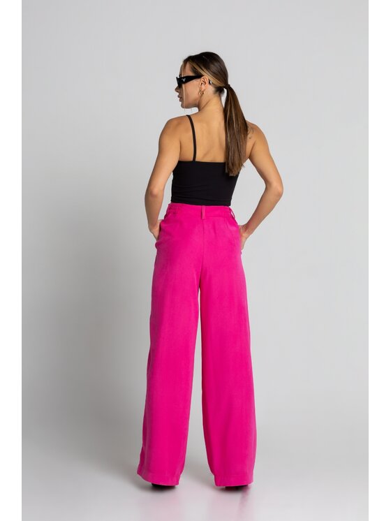 Chiara Wear Chiara Wear Spodnie garniturowe GARCON Fioletowy Regular Fit