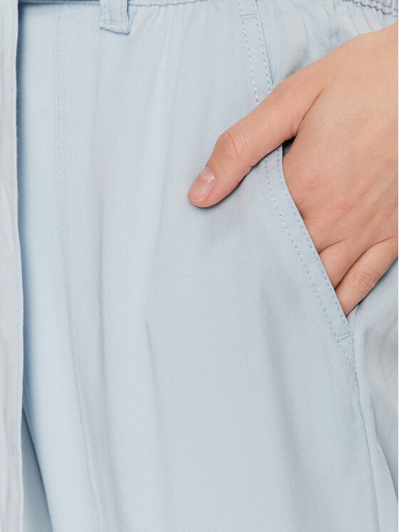 s.Oliver s.Oliver Штани з тканини 2127845 Блакитний Regular Fit