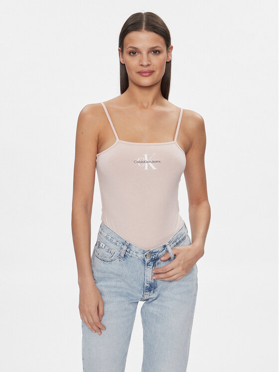 Calvin Klein Jeans Calvin Klein Jeans Body Monologo J20J223421 Rosa Slim Fit