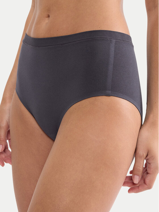 Triumph Triumph Klasické nohavičky s vysokým pásom Smart Natural 10211539 Tmavomodrá