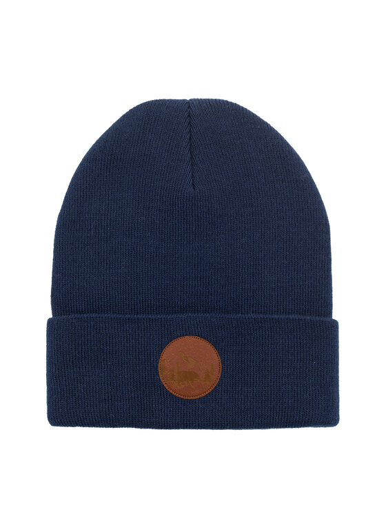 Kabak Kabak Czapka klasyczna beanie Granatowy