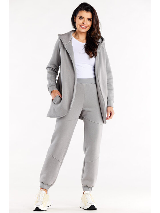 Infinite You Infinite You Felpa M327 Grigio Basic Fit