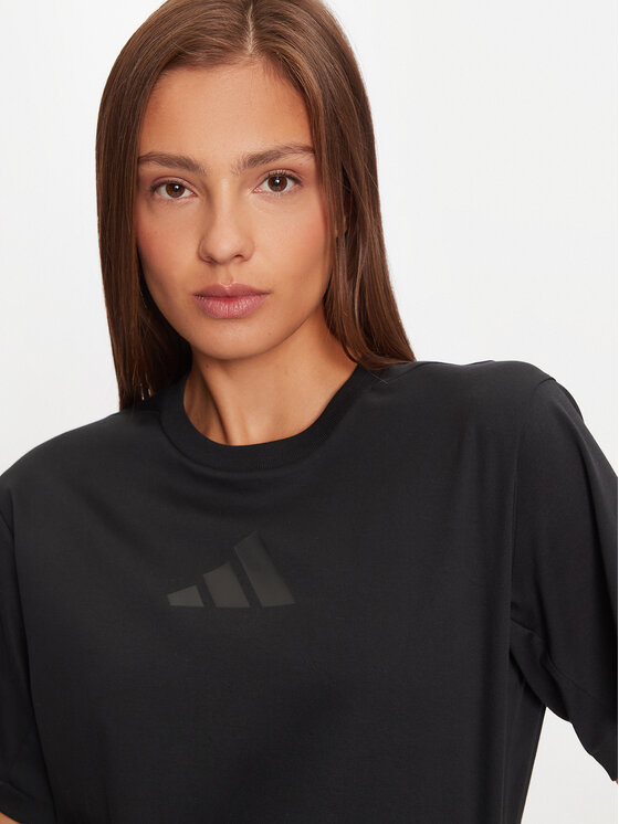 adidas adidas Marškinėliai Z.N.E. JE7846 Juoda Regular Fit