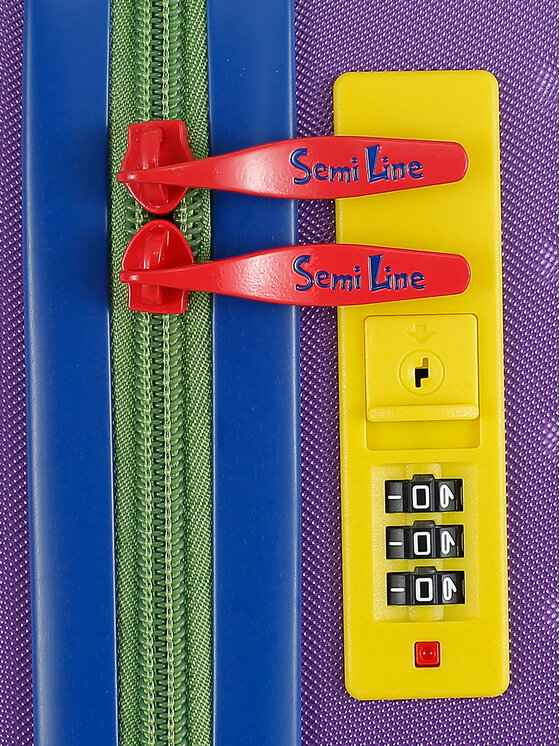 Semi Line Semi Line Walizka średnia T5940-2 Fioletowy