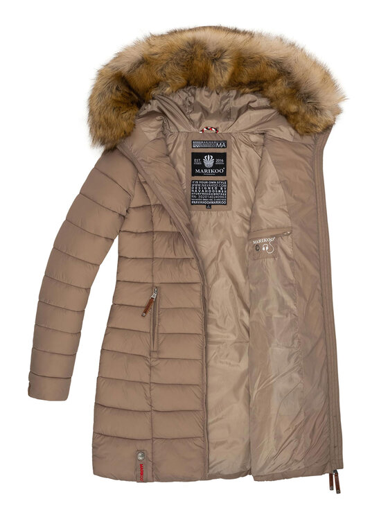 Marikoo Marikoo Kurtka zimowa Rose Beżowy Regular Fit