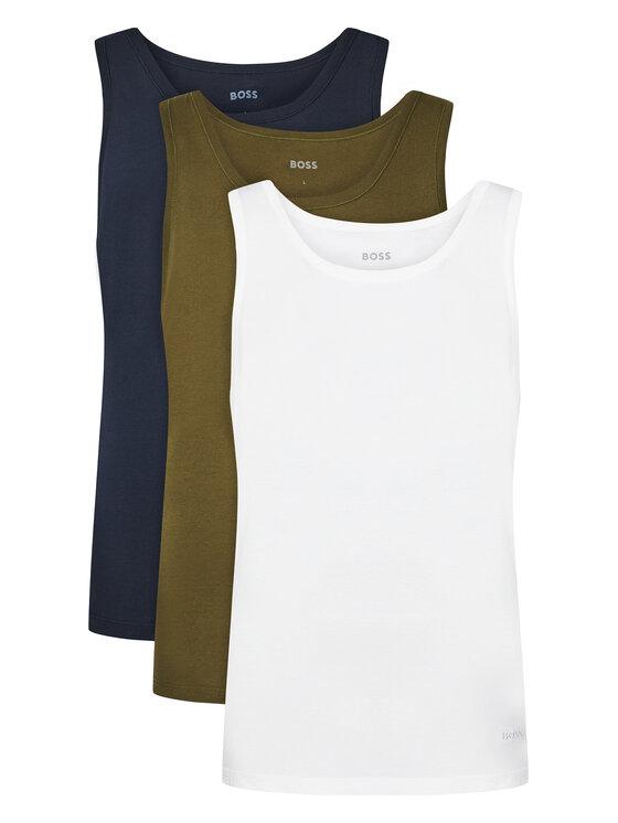 BOSS BOSS Tank topide komplekt Tank Top 3P Classic 50475278 Värviline Regular Fit