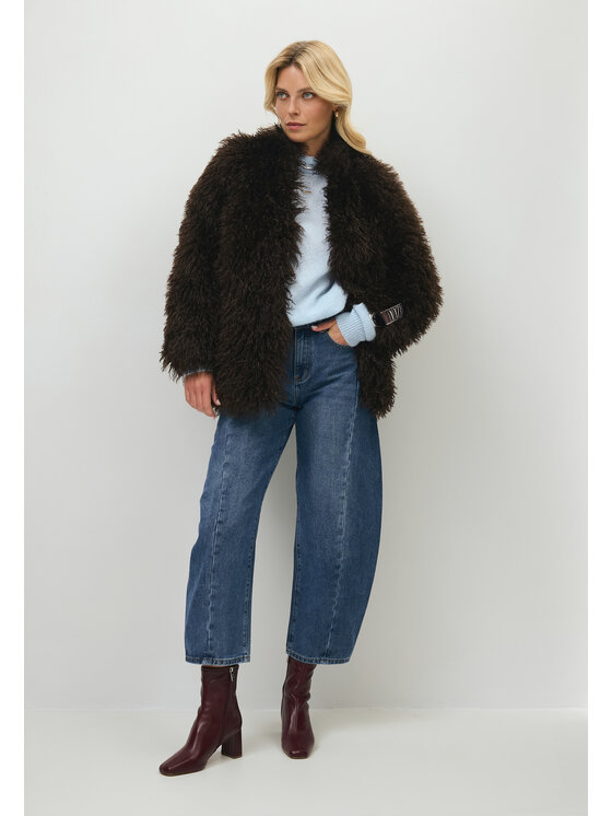 BIZUU BIZUU Kožešina WINTER WARM FLUFFY FUR Hnědá Standard Fit