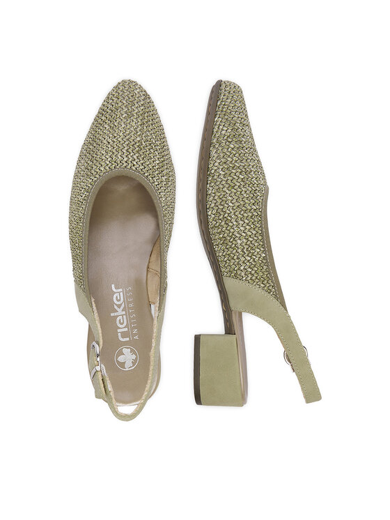 Rieker Rieker Décolleté CEO-47060-52 Verde chiaro