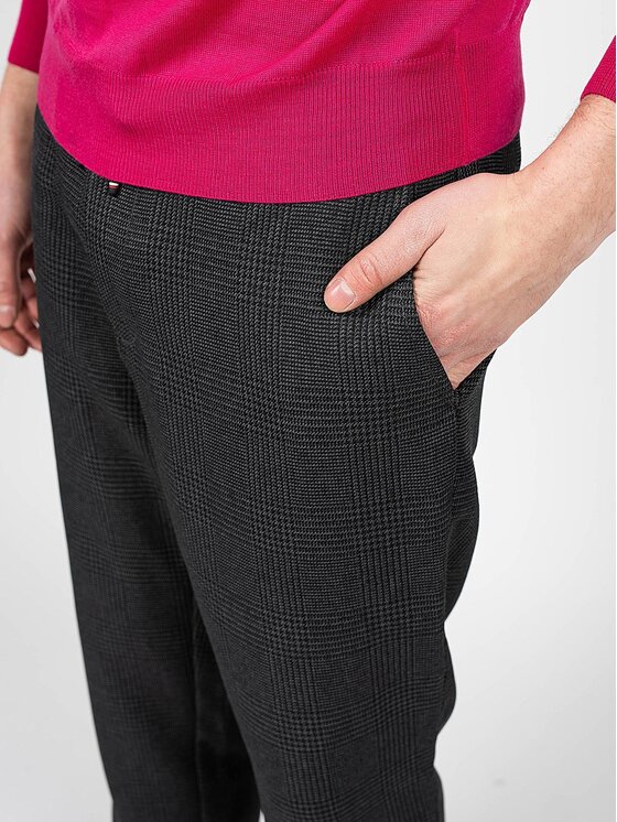Tommy Hilfiger Tommy Hilfiger Pantaloni di tessuto MW0MW14947 | Prince Grigio Regular Fit