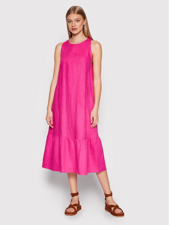 United Colors Of Benetton United Colors Of Benetton Літня сукня 4AGHDV01J Рожевий Regular Fit