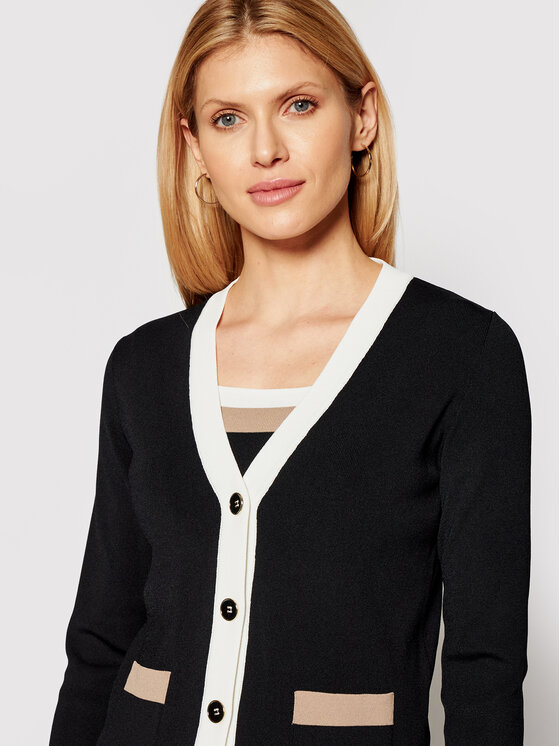 Cardigan Cherry 57301 Nero Regular Fit