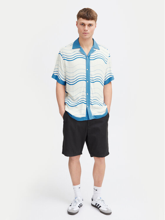 Solid Solid Сорочка Ibbs 21108204 Голубий Relaxed Fit