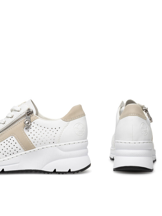 Rieker Rieker Sneakersy N6304-80 Bílá