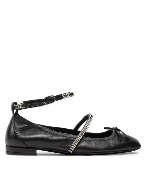 Stuart Weitzman Balerīnas Stefannie Balet Flat SI443 Melns