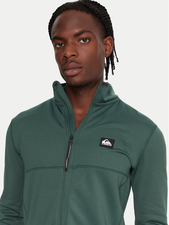 Quiksilver Quiksilver Technisches Sweatshirt Steep Point EQYPF03078 Grün Slim Fit