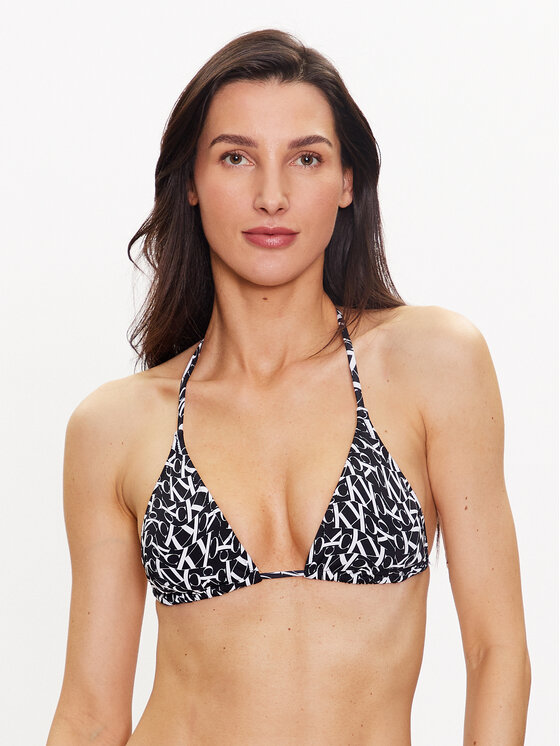 Calvin Klein Swimwear Gornji Del Bikini KW0KW02079 Črna