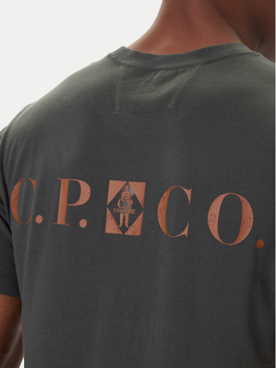 C.P. Company C.P. Company Tričko 19CMTS104A005100W Sivá Regular Fit