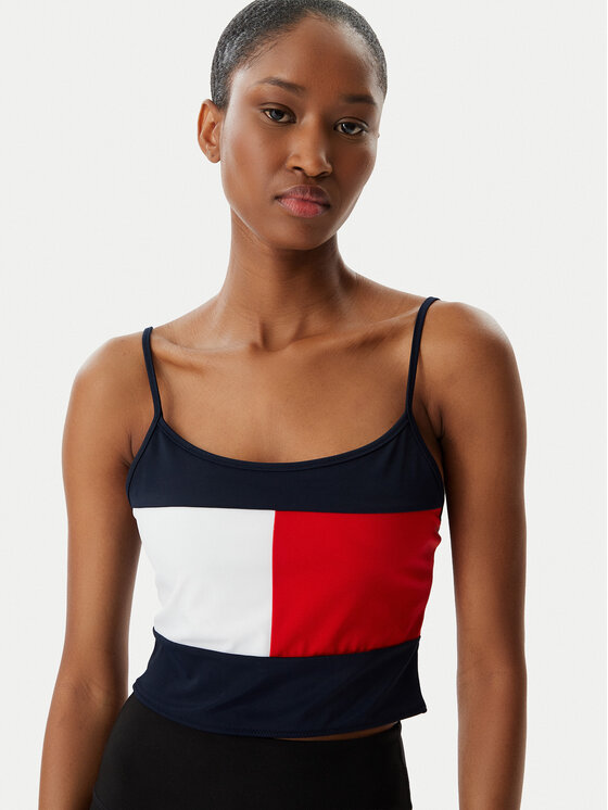 Tommy Hilfiger Tommy Hilfiger Top UW0UW06576 Tamnoplava
