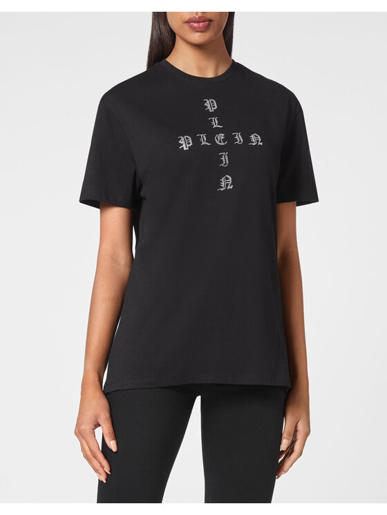PHILIPP PLEIN PHILIPP PLEIN T-Shirt 4955 Czarny Regular Fit