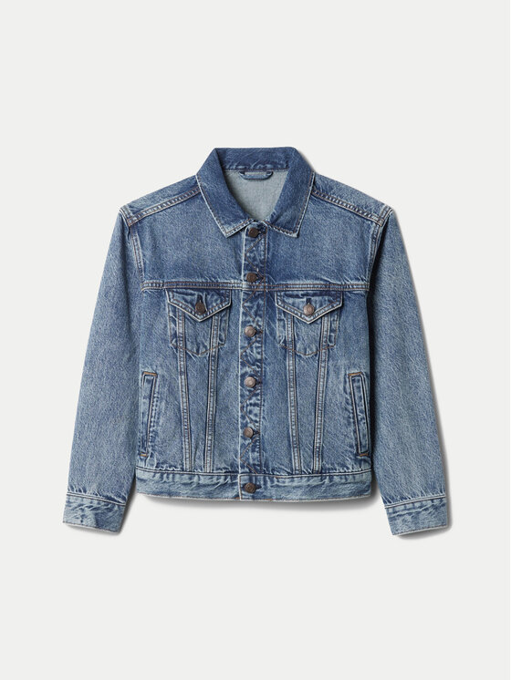 Gap Gap Kurtka jeansowa 523213-00 Niebieski Regular Fit