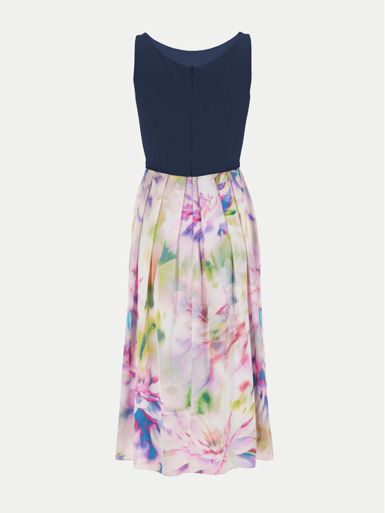 Swing Swing Sukienka koktajlowa 5AG25800 Kolorowy Regular Fit