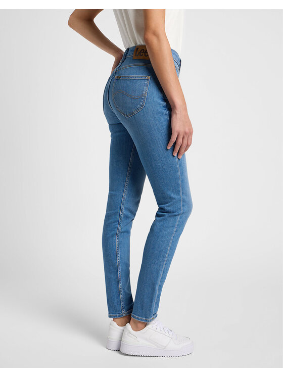 Lee Lee Jeansy SCARLETT HIGH Niebieski Slim Fit