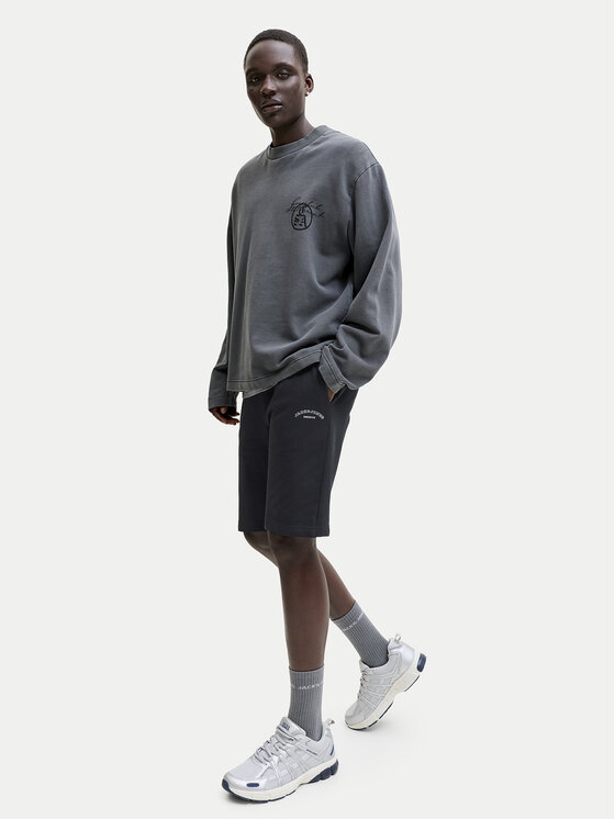 Jack & Jones Jack & Jones Pantaloni scurți sport Gordon College 12289726 Negru Regular Fit