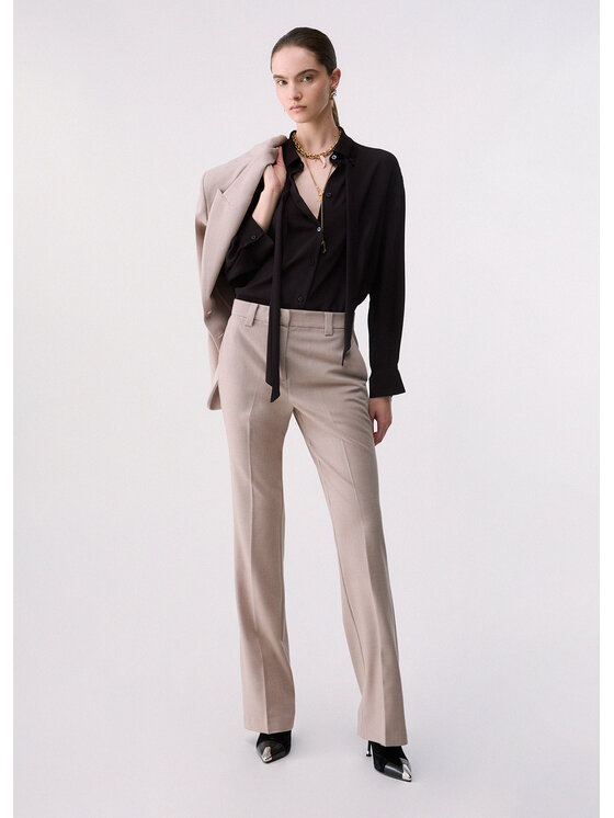Liu Jo Liu Jo Pantaloni di tessuto CF6283T793AL9594 Beige Regular Fit