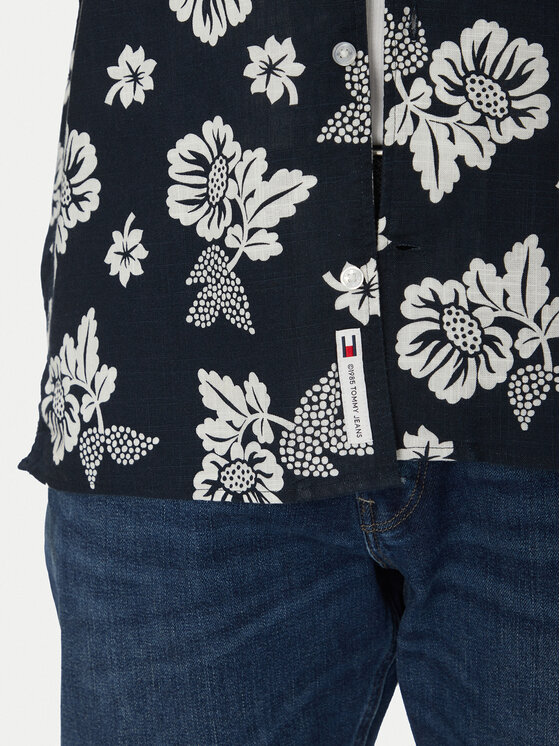Tommy Jeans Tommy Jeans Särk DM0DM21351 Tumesinine Regular Fit