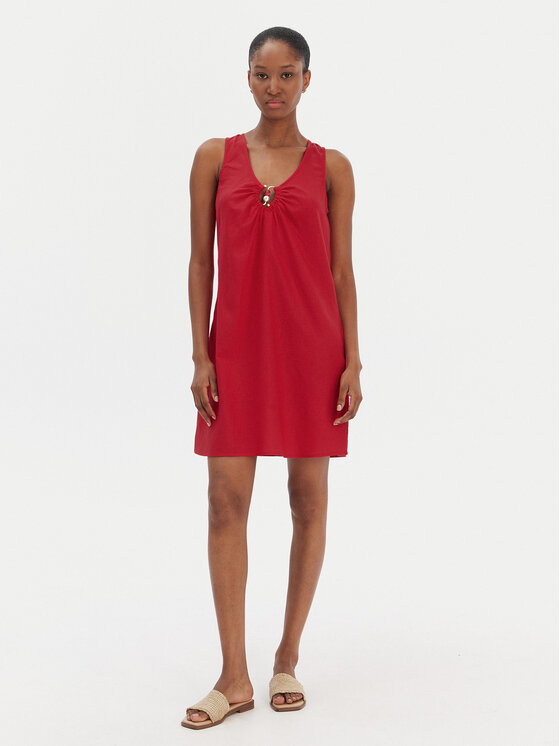 Seafolly Seafolly Vasaras kleita Palermo 55508-DR Sarkans Regular Fit