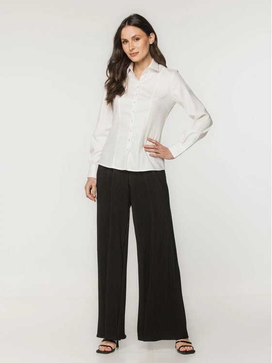 Willsoor Willsoor Koszula 61470 Biały Slim Fit