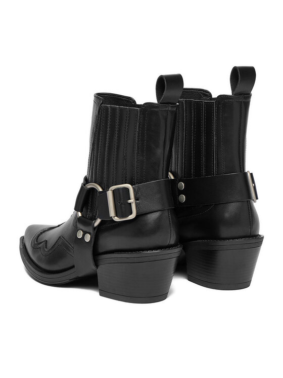 Badura Badura Cizme și botine cowboy EO-BAILE-07100-25 Negru