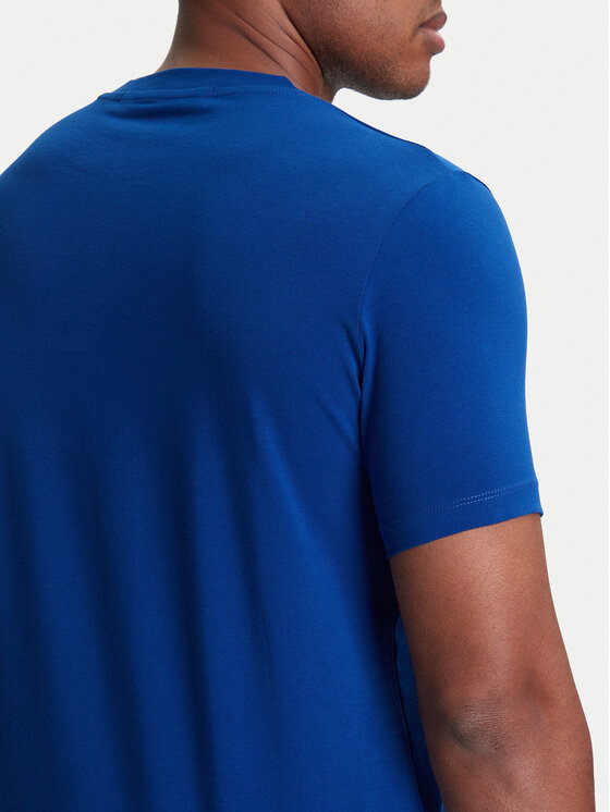 KARL LAGERFELD KARL LAGERFELD Tričko 755087 553235 Modrá Regular Fit