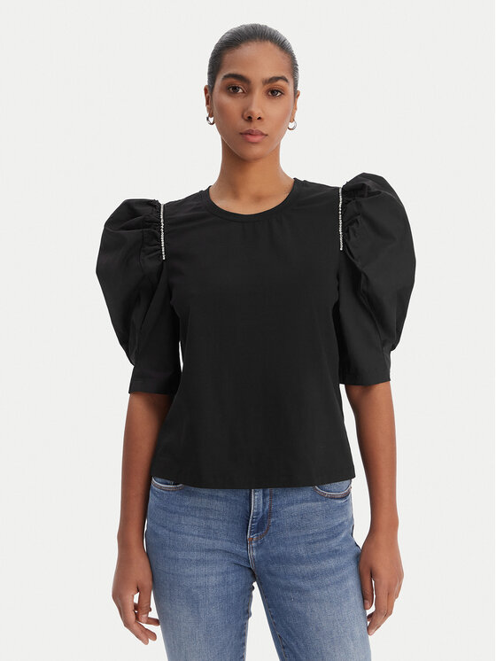 Fracomina Fracomina Bluza FR26ST3035J40101 Črna Regular Fit